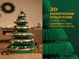 Jingle Jollys 47cm&111cm Christmas Tree Decoration Foldable Xmas Paper Tree PAPER-XMAS-SET-MIX-01