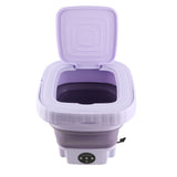 Portable Washing Machine 11L ABS PP Automatic Mini Foldable Bucket Washer with Drainage Pipe for RV V1294-YM0901-3113230324612