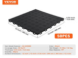 Garage Tiles Interlocking, 12 x 12 x 0.53 inch 50 Pack Garage Floor Covering Tiles, Non-Slip V952-CKDDHSJ501212XQF0V0