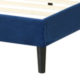 Levede Bed Frame Queen Size Mattress Blue BF1045-Q-BL