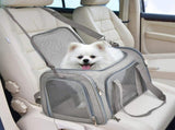 S Pink Portable Foldable Pet Carrier Bag - Large Capacity Travel Carrier for 2 Small Pets, V888-ELOSUNG13134