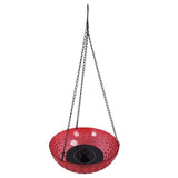 Hanging Solar Bird Bath Fountain Set 9.3in Diameter Bird Bath Bowl with Solar Powered Pump for V1294-YM0901-3111240295211