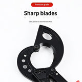 Cable Cutter and Ratchet Wire Cutter - Cuts Through Aluminum and Multi-Core Cables up to 240mm with V1192-AZ-W-0255