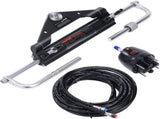 Hydraulic Outboard Steering Kit, 150HP, Marine Boat Hydraulic Steering System, with Helm Pump V952-XWYYFXBDJTJ1ISOVRV0