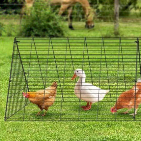 VEVOR Chicken Tunnels, 729 x 200 x 61.5cm Chicken Tunnels Yard, Portable Chicken Tunnels V952-YJSD2TDGJKJ0DH00FV0