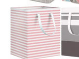 4PCS Fabric Storage Bag 2 Long Handles Easy Grasp Waterproof Coating Foldable Laundry Basket for V1294-YM0703-3117230046411