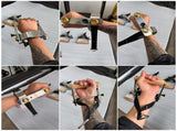 Heavy Duty Cable Attachment for Lateral Lifts, Gym Pulley Systems, Arm Workouts & Strength Training, V1107-CS-GYZO19