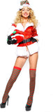10x Christmas Over The Knee Socks Red Green Xmas Candy Cane Striped Elf Bulk V563-10PCS-CHRISTMAS_SOX