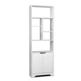 Artiss Bookshelf with Cabinet - GINA White FURNI-E-MORE-03-WH-AB