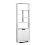 Artiss Bookshelf with Cabinet - GINA White FURNI-E-MORE-03-WH-AB