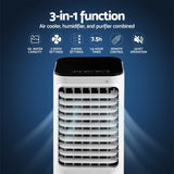 Devanti 12L Evaporative Air Cooler Conditioner EAC-C-RC-19R-WH