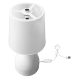 Bedside Table Lamp 5V Dimmer Touch Switch White Nightstand Lamp for Kids Room Living Room Bedroom V1294-YM0706-3119230098411