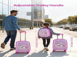Kids Luggage Set, 2 Piece, 45.7 cm Hardside Rolling Wheels Suitcase with Hard-Shell Backpack, V952-2JTETXLX2PCS9S1IW001V0