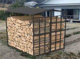 Heavy Duty Firewood Log Rack Large Storage Holder Shed Rack Outdoor Garden Yard V767-CHJ-Z83-V1