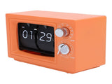 Flip Clock Retro TV Shape Mechanical Battery Operated Reminder Function Page Turning Clock for Study V1294-YM0901-3115240045211