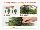 Artificial Topiary Cedar Trees, 2 Set 1219mm Faux Pine Shrubs Plants, Fake Silk Tree Look Real, Easy V952-XSRGXJS48YCXNM7Y5001V0