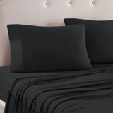 Art Terrace Microfiber Sheet Set Queen 33cm Wall Charcoal V442-ATX-SHEETS-24MICROFBER-CHARCOAL-QS