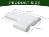 Memory Foam Cuddle Pillow, Shoulder Pillow for Sleepers, Arm Pillow with Arm Hole for Sleeping, V1189-LWWAL-20260401-05461
