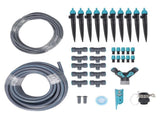 10m Greenhouse Micro Drip Irrigation Kit with Tubing Hose Adjustable Nozzle Garden Watering System V1294-YM0901-3111250078811
