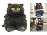 Cat Plush Toy Cute Soft Skin Friendly Fluffy Staring Short Plush Cat Hugging Sleeping Pillow for V1294-YM0521-3117230043011