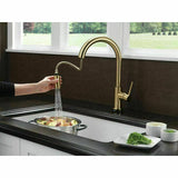 2023 Matte Black Pull out Kitchen tap Solid stainless steel PVD plated V549-BLACKPULLNEW4
