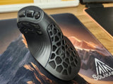 Solakaka E9 3 Mode Vertical Ergonomic Mouse, Bluetooth 5.3 USB 2.4G Wired Tri-Mode Rechargeable V1300-E9-BLACK