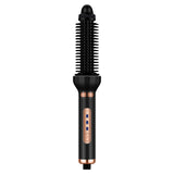 Hair Curling Iron Brush,Hot Curling Comb Ceramic Rotating Curling Iron ,Heated Round Brush Hair V1370-AZ4-05004