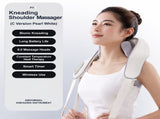 Wireless U-Shaped Neck and Shoulder Massager with Adjustable Strap for Home Office and Full Body V1341-ZY-GBUKAY9K-OFF-WHITE