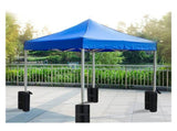 4 Pack Gazebo Weight Bags Black Fillable Ballast Bags for Party Tent and Pavilion, 60kg Max V1237-ZY-522-0096