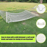 4m Traditional Cotton Rope Hammock with Hanging Hardware V63-836321