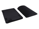 Foot Rest Black Ergonomic Height Adjustable Half Cylinder High Rebound Memory Foam Footstool for V1294-YM0901-3117240241511