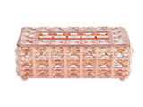 Tissue Box Holder Multifunctional Fashionable Design Exquisite Sturdy Durable Tissue HolderRose Gold V1294-YM0715-3117210237012