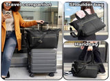 Travel Bag - Women's Travel Bag - Sports & Fitness Bag - Yoga Bag - Sports Bag - Carry-On Luggage V1265-260-BLACK1