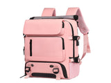 Pink Large Capacity 16-Inch Laptop Travel Backpack - Anti-Theft Professional Business Bag with V888-ELOSUNG18486