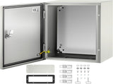 Steel Electrical Box 16'' x 12'' x 8'' Electrical Enclosure Box, Carbon Steel Hinged Junction Box, V952-DQXJSTCFS40X30X20V0