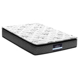 Giselle Bedding Single Mattress 24cm Pillow Top Bonnell Spring Egg Crate MATTRESS-0757-PT-S