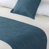 Jason Linen Look Marine Bed Runner Double/Queen V442-WAM-BEDR-LINENLOOK-MARINE-Q
