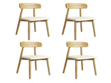 Levede 4x Dining Chairs Kitchen Chair CH1113-2-NTX2