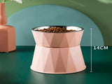 Dog Bowl Raised Cat Food Water Bowls with Detachable Elevated Stand Pet Stainless Steel Feeder Bowl V1189-WXFWAL-20260319-00714