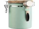 Green Coffee Container with CO2 Valve 1.8L Airtight Storage Jar V1188-MAG101-05704-2