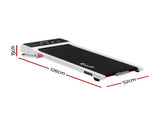 Everfit 3 in 1 Walking Pad Treadmill 20% Auto Incline Under Desk Treadmills for Home Gym With 40cm TMILL-400-AINC-WH