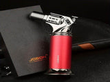 Red Jet Flame Torch Lighter, Wind-resistant Lighter, Refillable Butane Lighter, Electrician V1106-145-SIL-93714