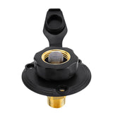 Rv City Water Inlet With Check Valve 3/4 Nh Female To 1/2 Npt Male With Dust New V1189-LWWAL-20260327-04316