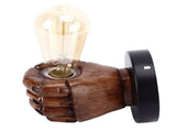 Wall Mounted Lamp Fist Shape Vintage Industrial Style Wall Sconce With Base Mount Connector for V1294-YM0715-3119210287411