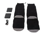 Washable Electric DoubleSided Heated Socks USB Charging with Temperature Control Black V1294-YM0901-3113200159811