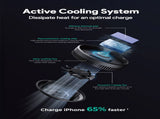Aukey MagFusion Dash Pro Qi2 Active Cooling Wireless Charging Phone Mount V1089-HD-MC13A