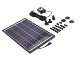 Solar Fountain Pump 12V 6W ABS Anti Clogging Filter Easy Cleaning Solar Powered Water Pump for V1294-YM0718-3111220235311