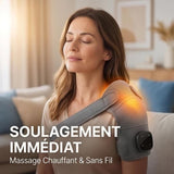 Shoulder Massager with Shiatsu Heat 3 Levels Compression and Vibration for Neck Legs and Shoulders V1188-MS-710-150