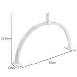 Emitto Nail Light Half Moon Desk Lamp Dimmable Salon Lash Phone Clip White LI0605-AU