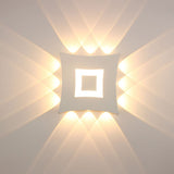 Modern Wall Sconces White Wall Sconce Hardwired Indoor Up Down Left Right Wall Lamp Home Theater V1370-AZ4-05724